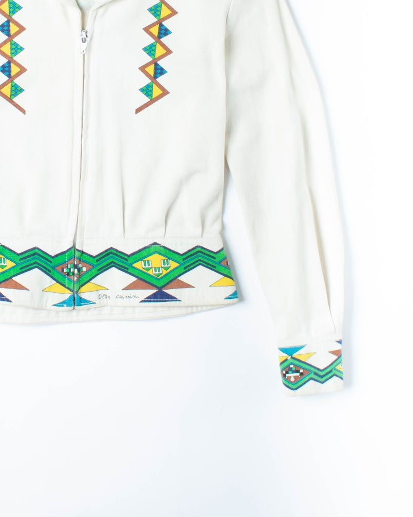 1980's Trippy Motif Jacket