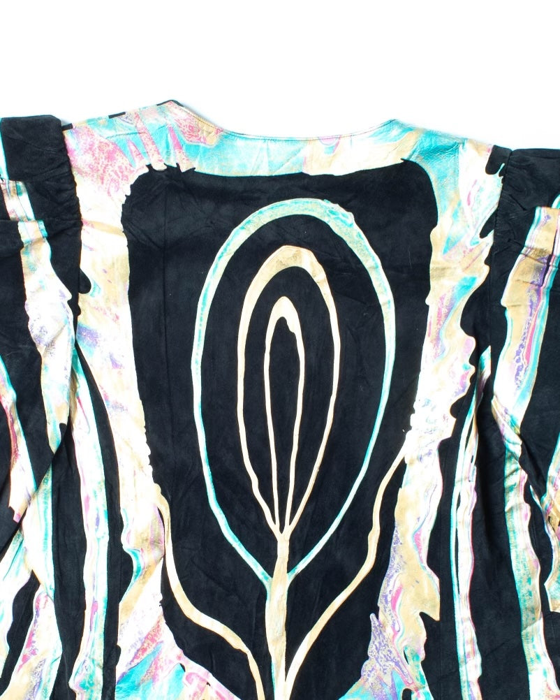 80's Puff Paint Glam Jacket