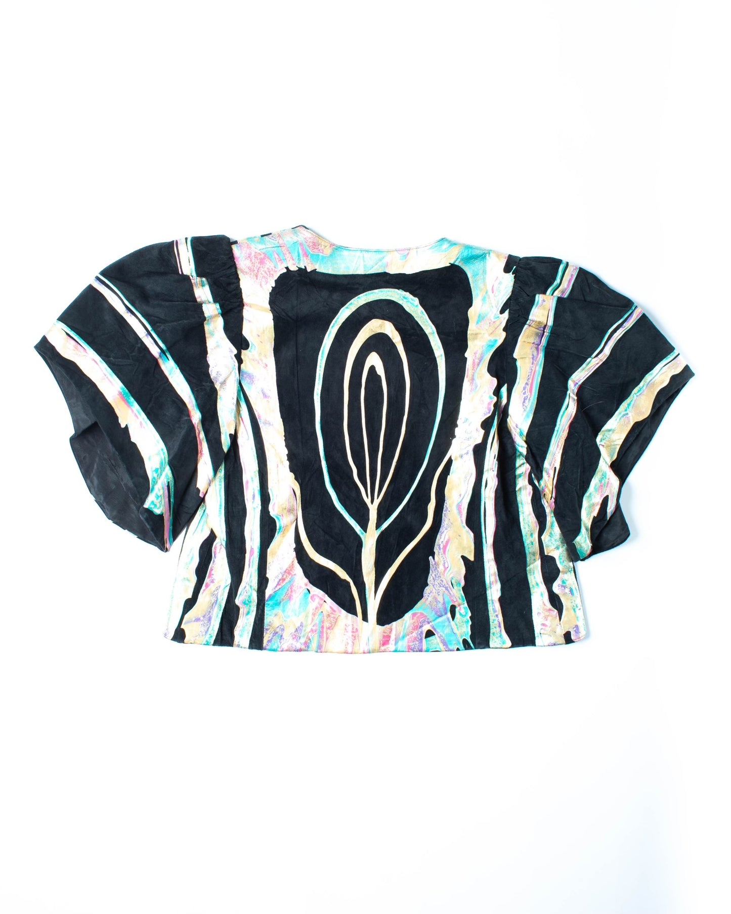 80's Puff Paint Glam Jacket