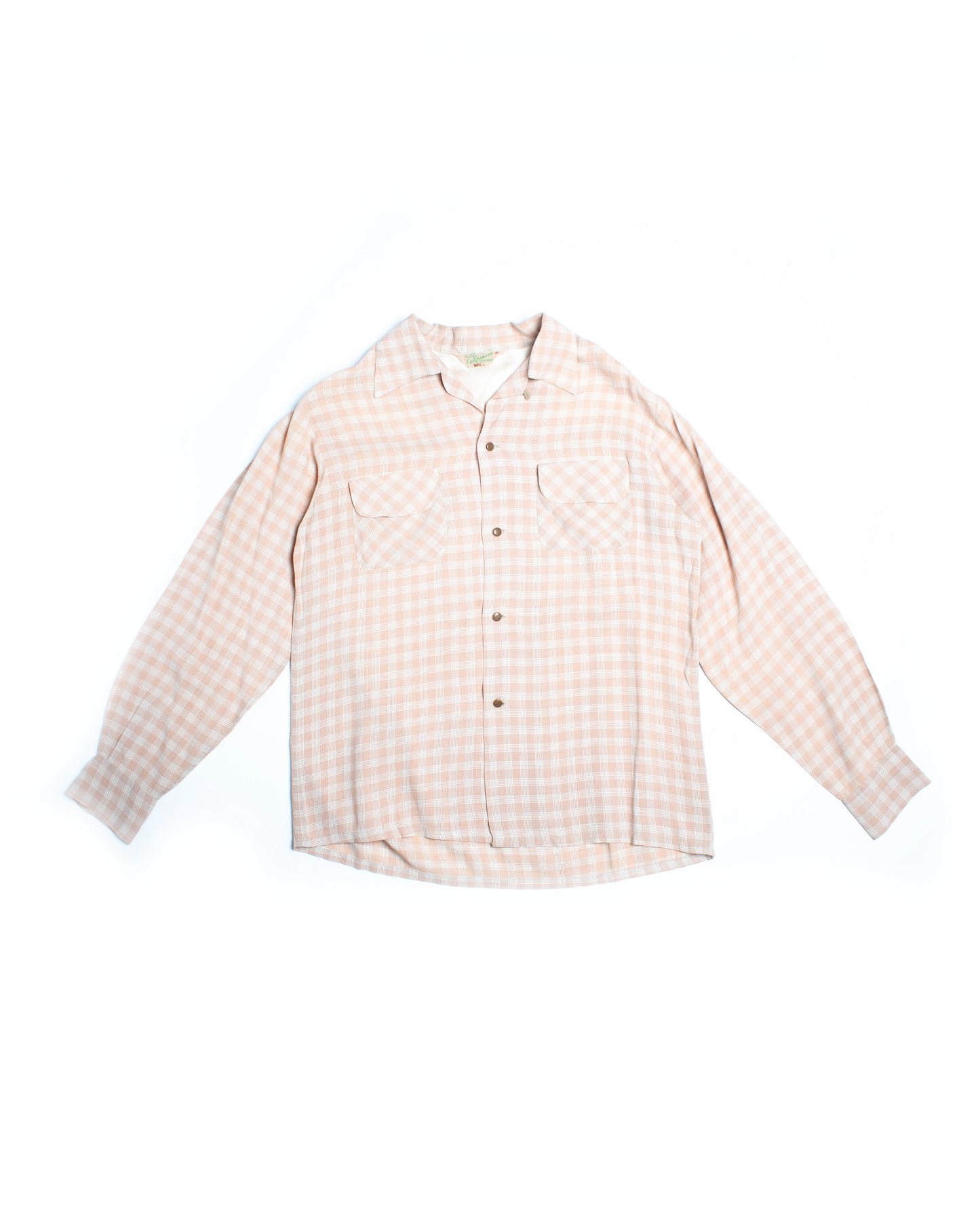 1960's Californian Sportswear Plaid L/S