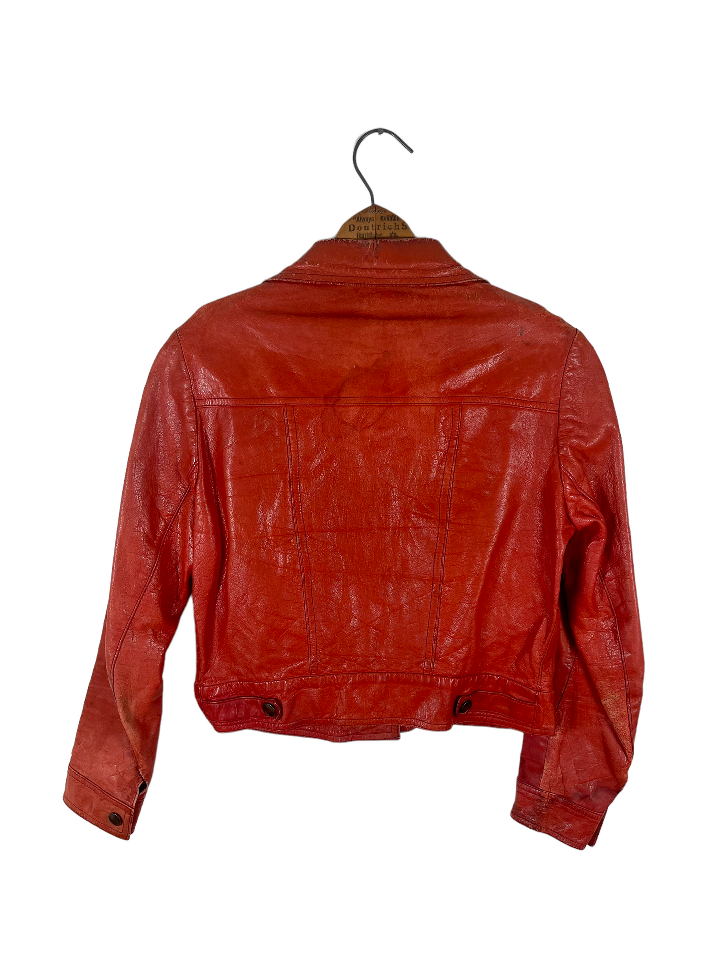 1970's Burnt Orange Leather Jacket
