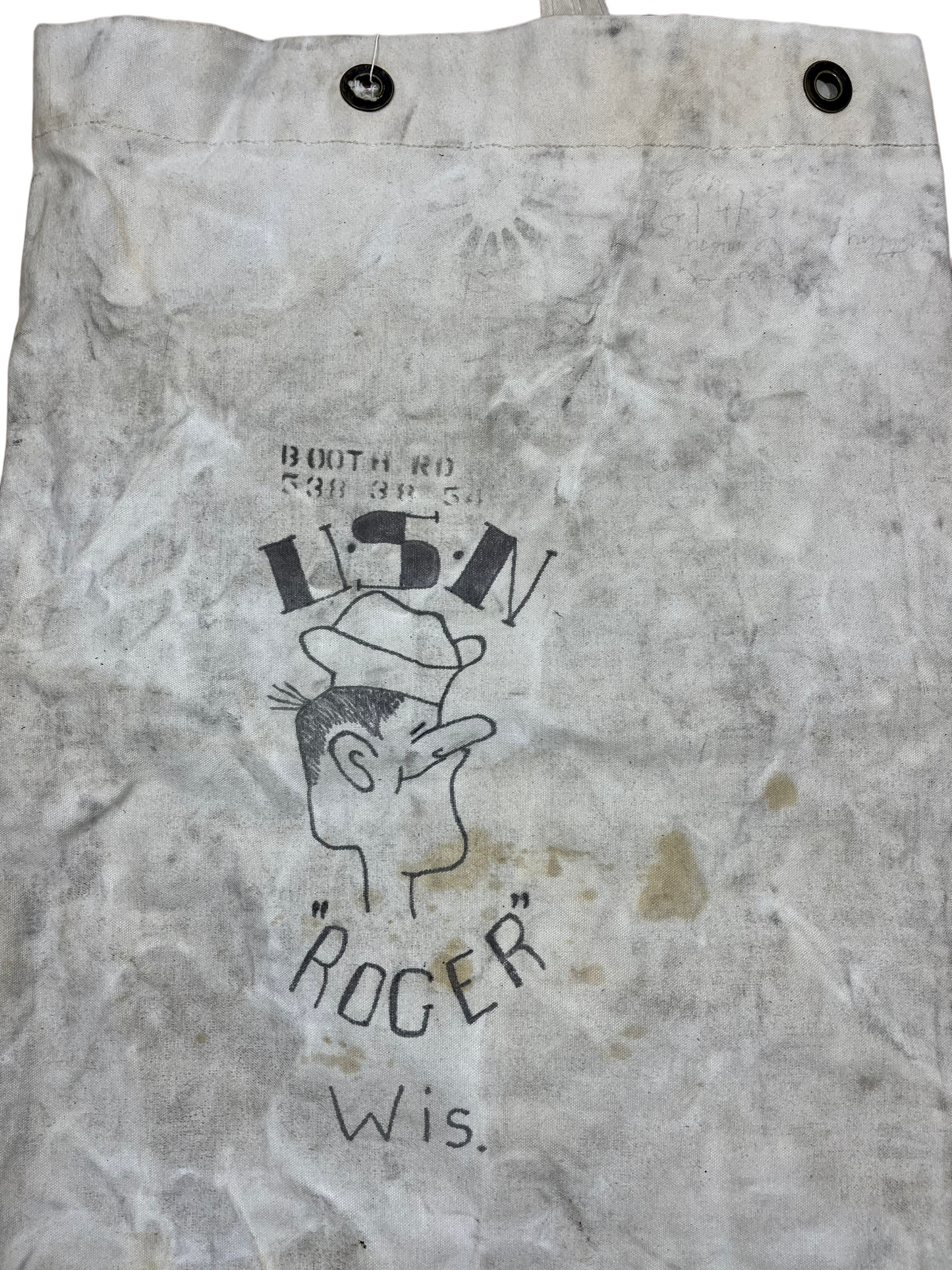 U.S.N. "Roger" Drawing Duffel