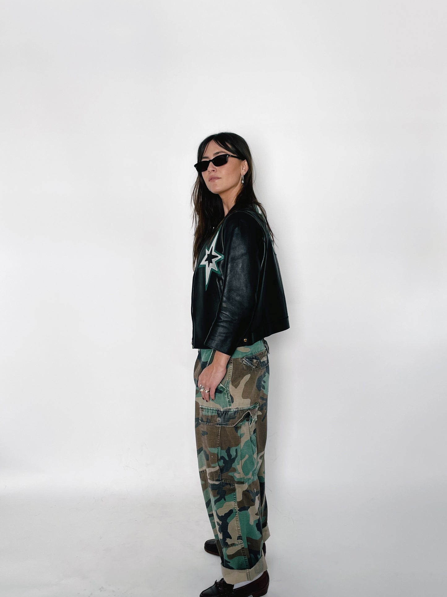 Vintage Miu Miu Hot Rod Biker Jacket