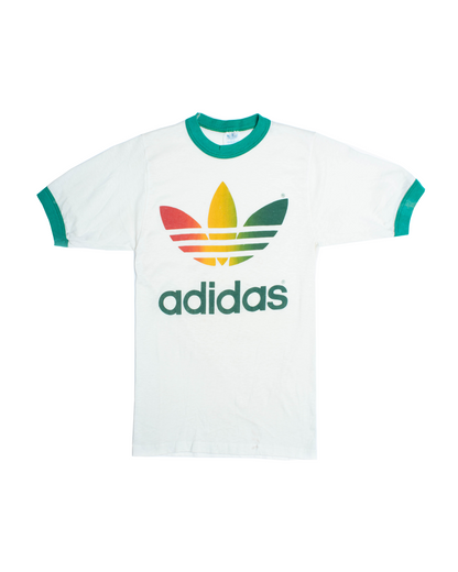 1970's Adidas "Rasta" Ringer Tee