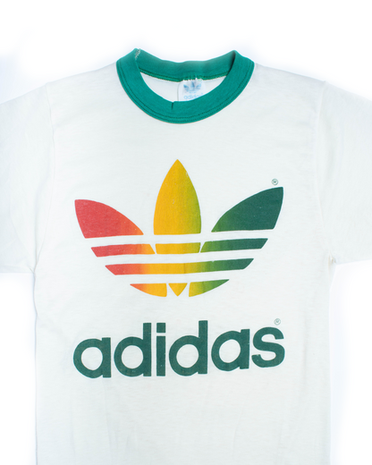 1970's Adidas "Rasta" Ringer Tee