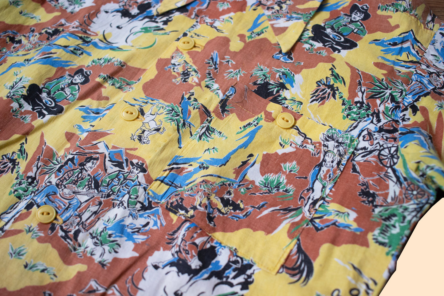 1950's Western Novelty Print