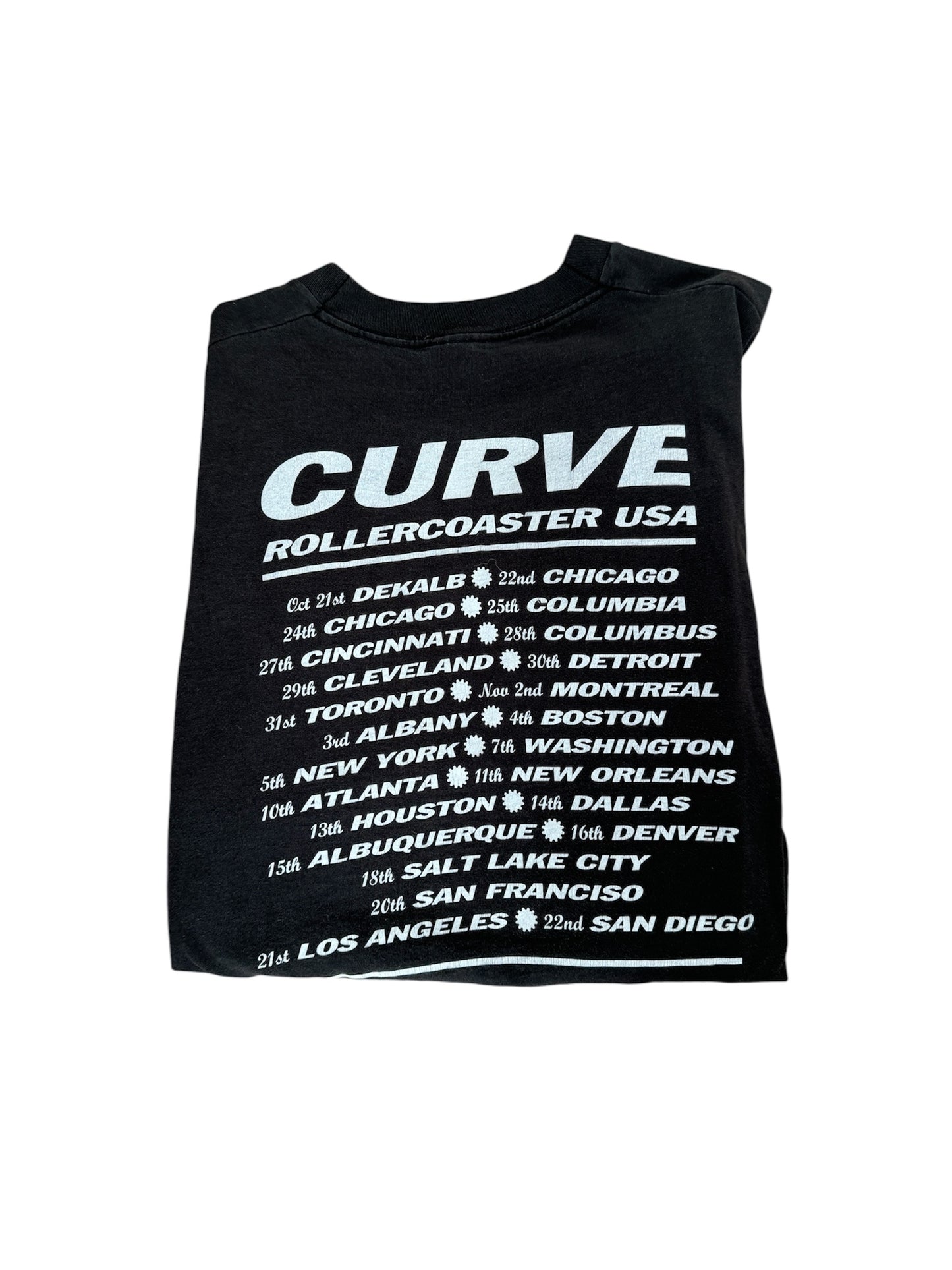 1990's Curve USA Tour Shirt