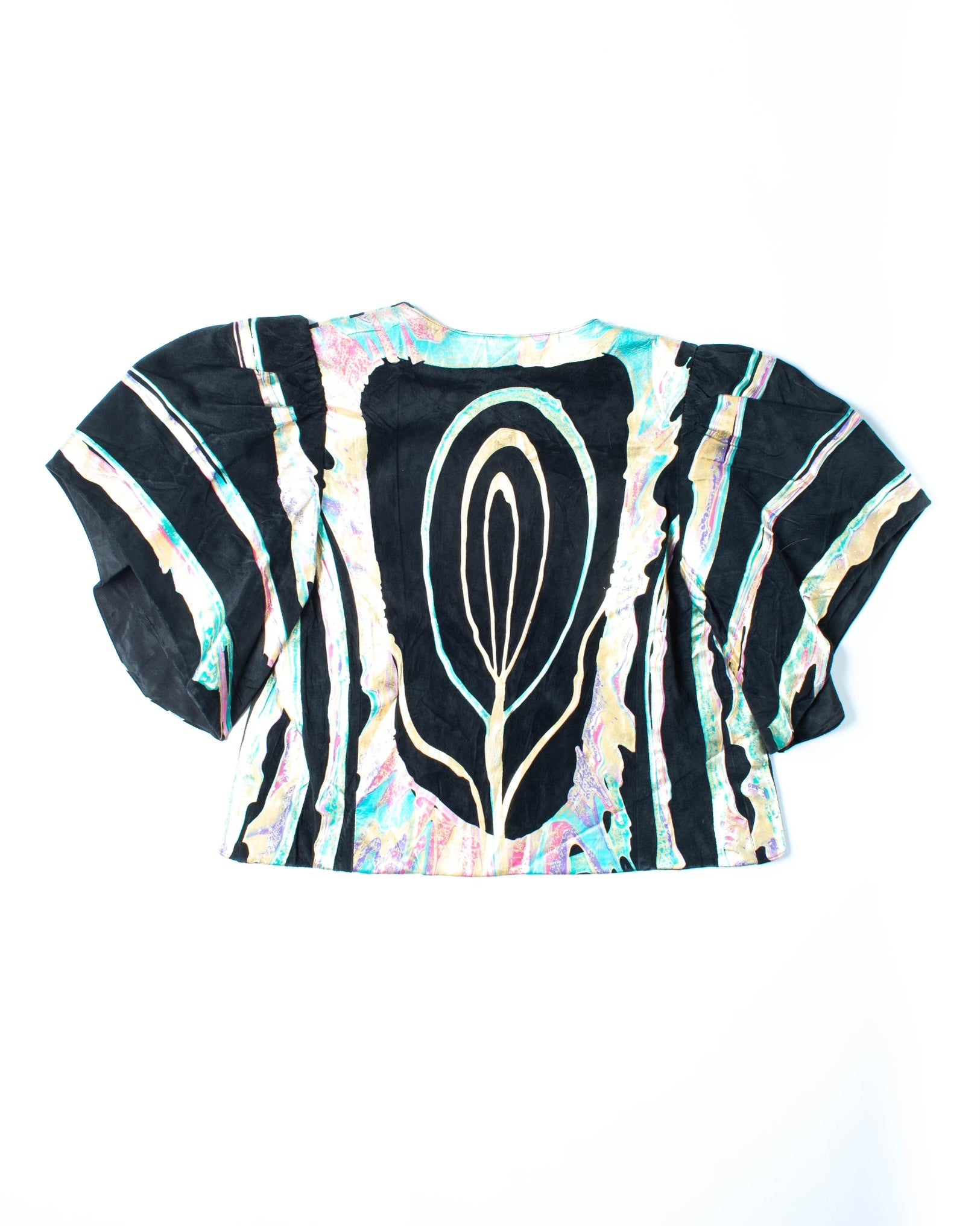 80's Puff Paint Glam Jacket