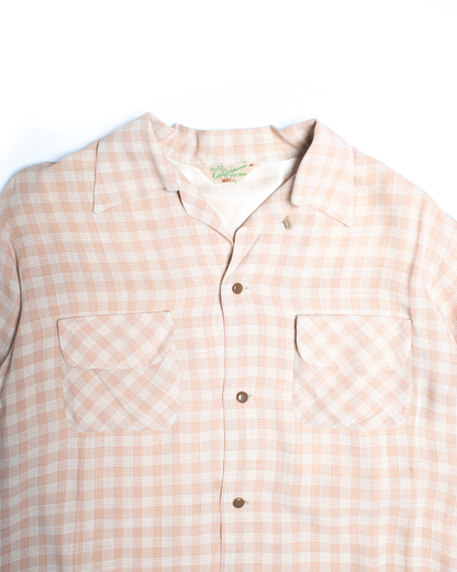 1960's Californian Sportswear Plaid L/S