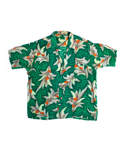 50's Aloha Shirt "Palm Tree"