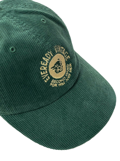 E.V. Forest Green Corduroy "Ball Cap" #2