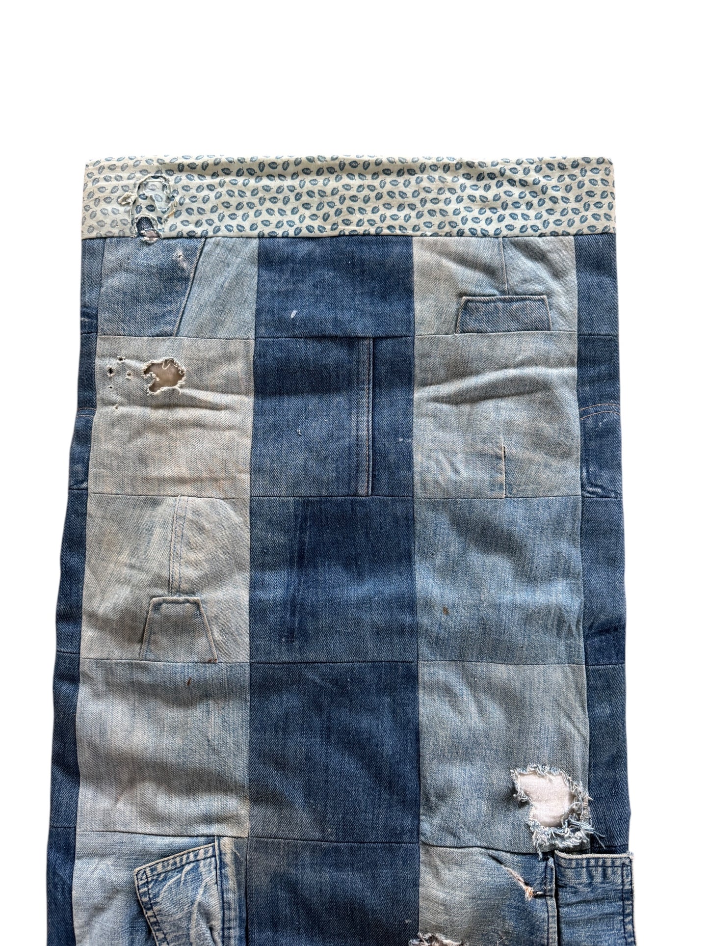 Denim Patchwork Bag