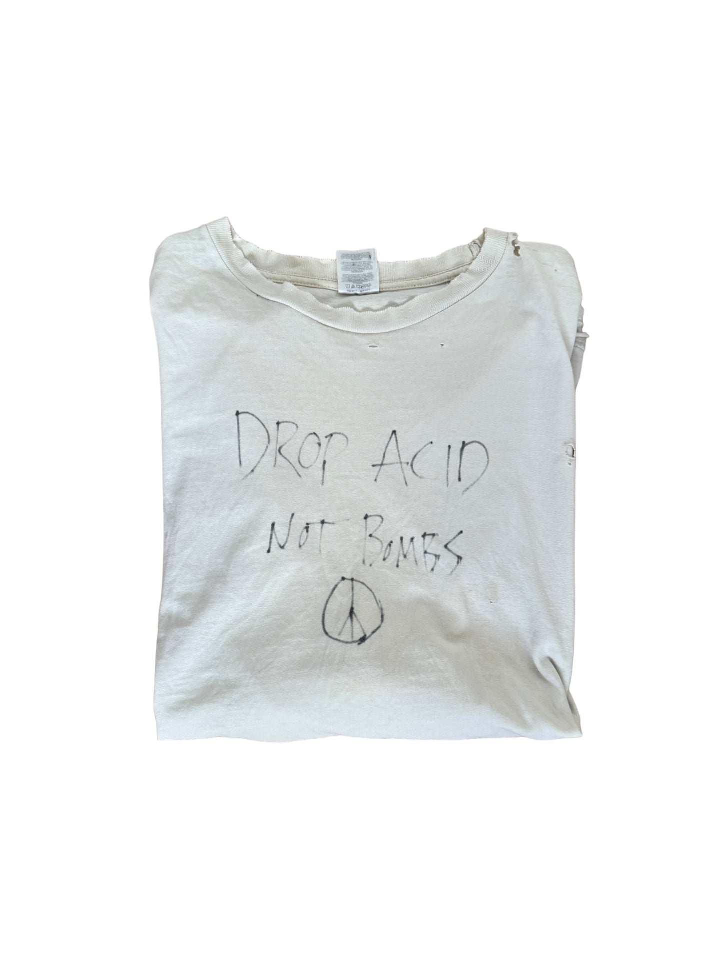 90's Drop Acid Not Bombs Tee