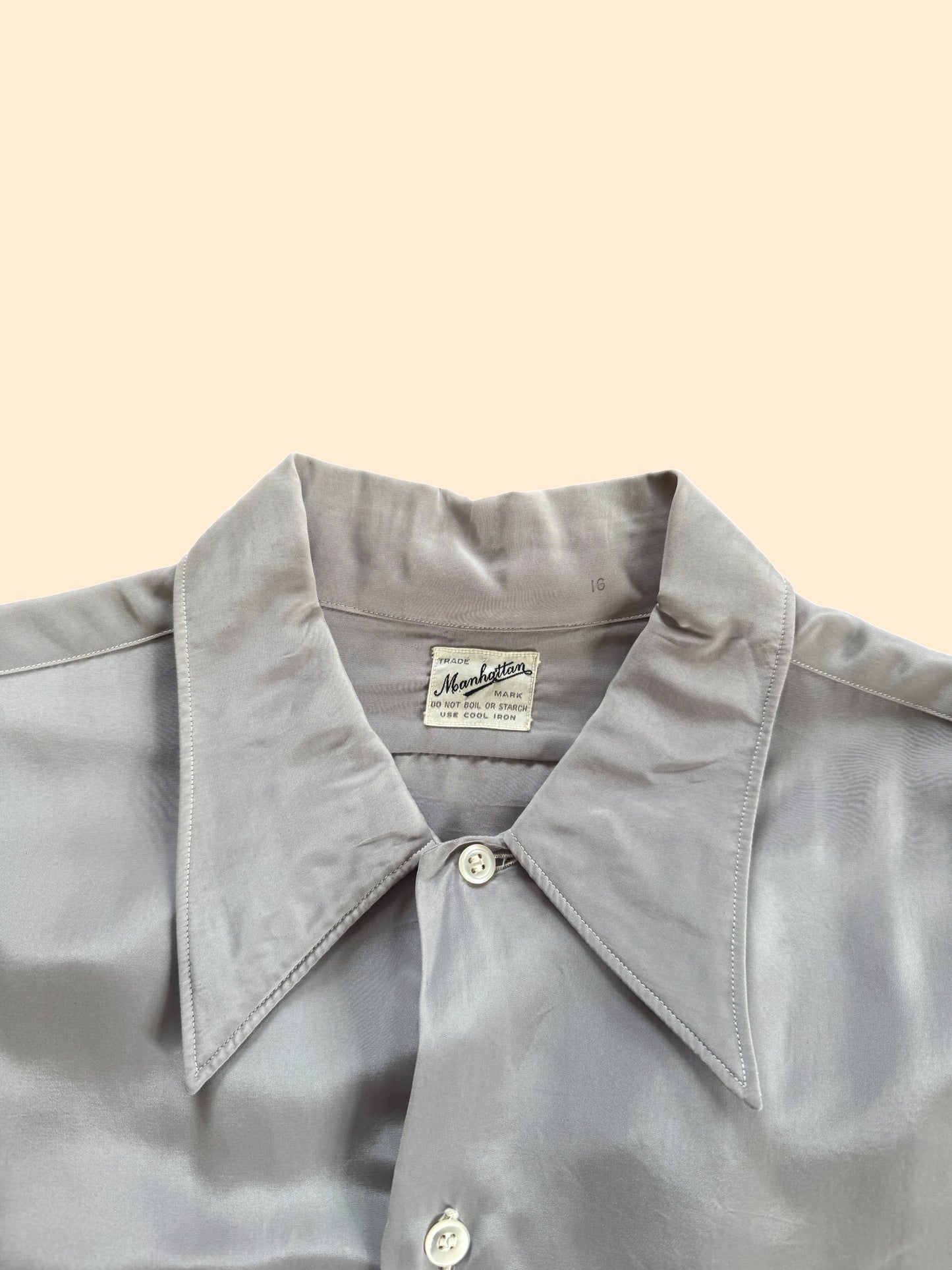 1960's Manhattan Dress Shirt