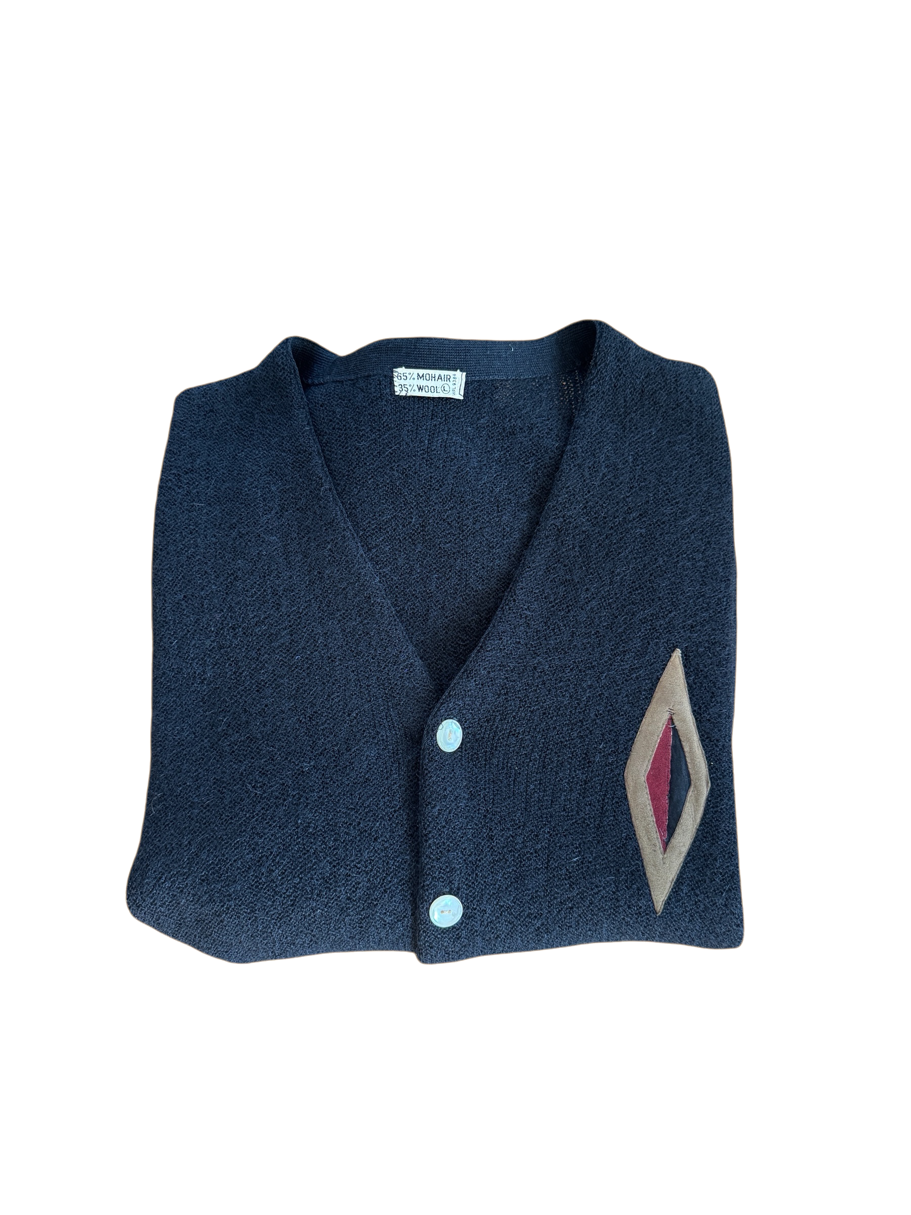 1960's Mohair Diamond Cardigan