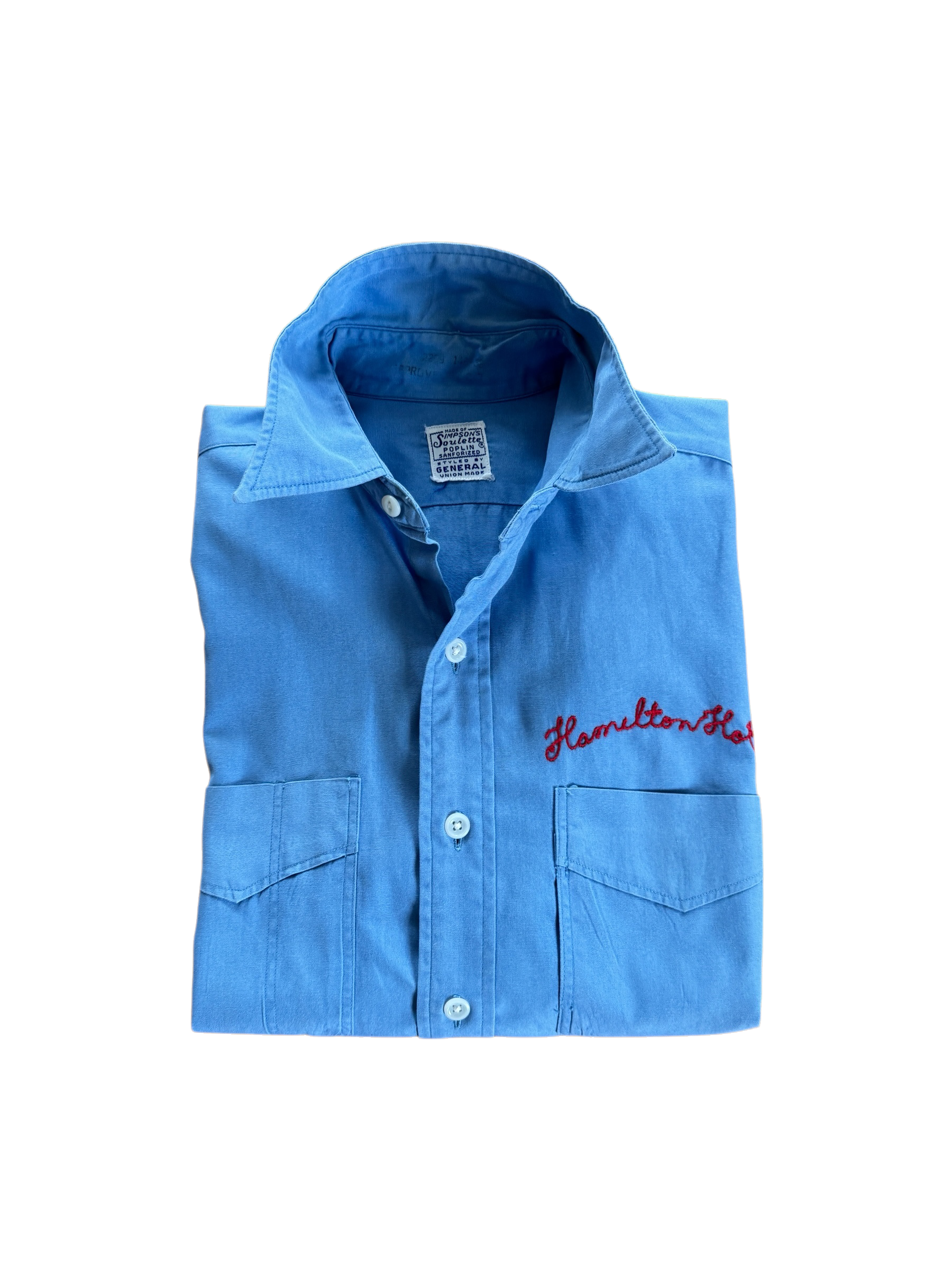 1930's Embroidered Work Shirt