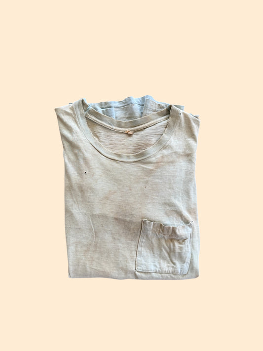 1950's Sky Blue Fader Tee