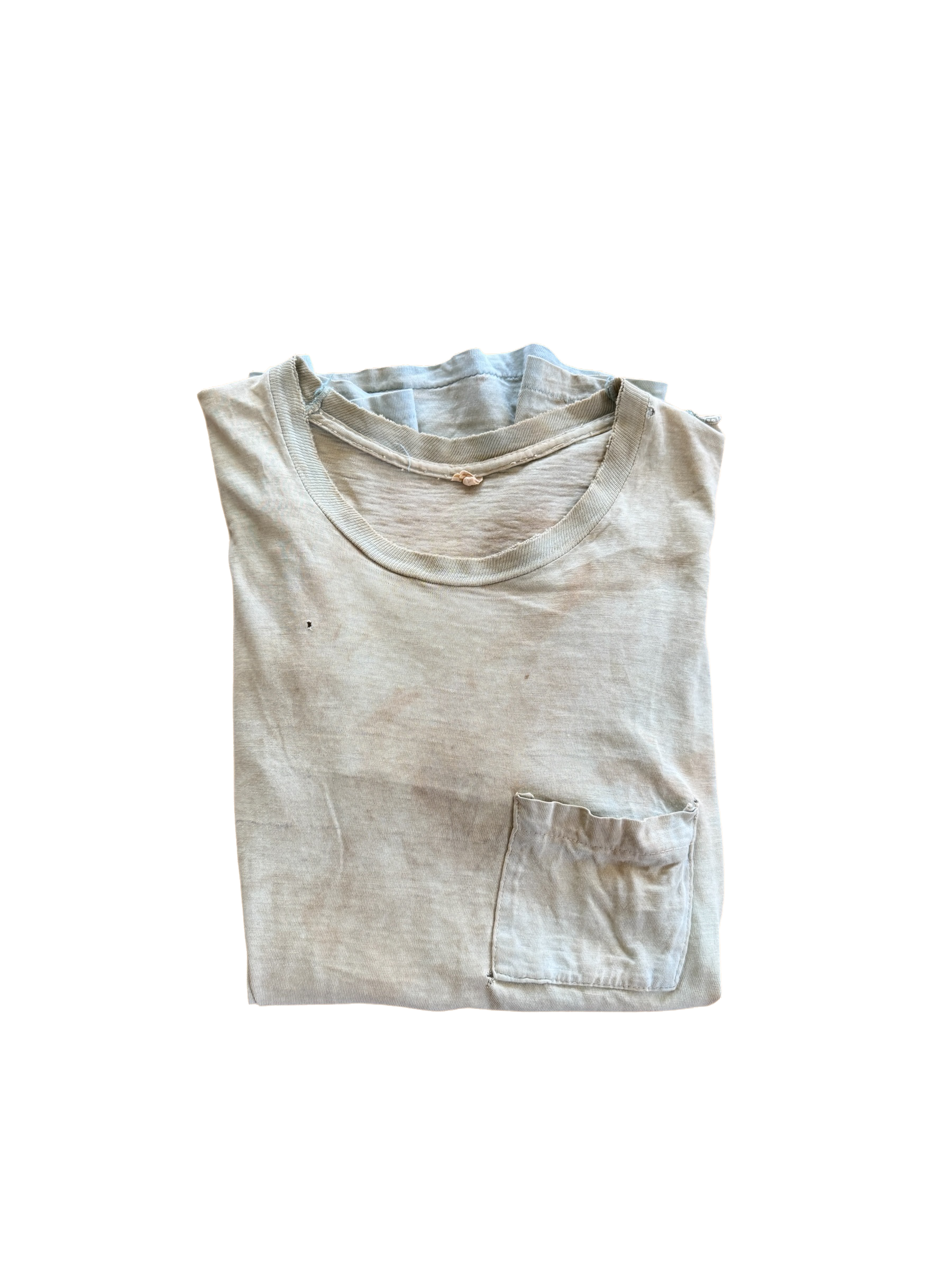 1950's Sky Blue Fader Tee