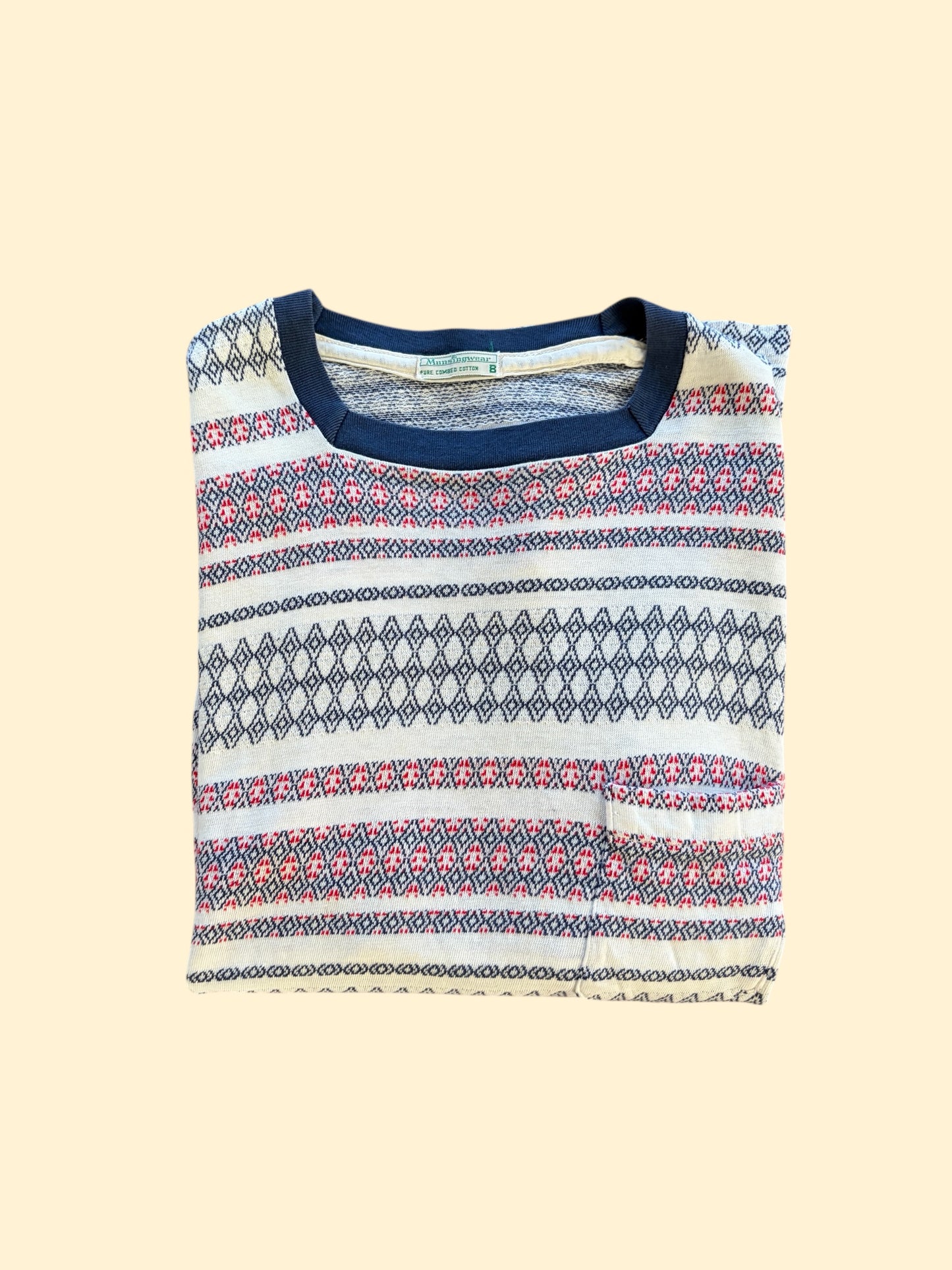 1960's Munsingwear Jacquard L/S