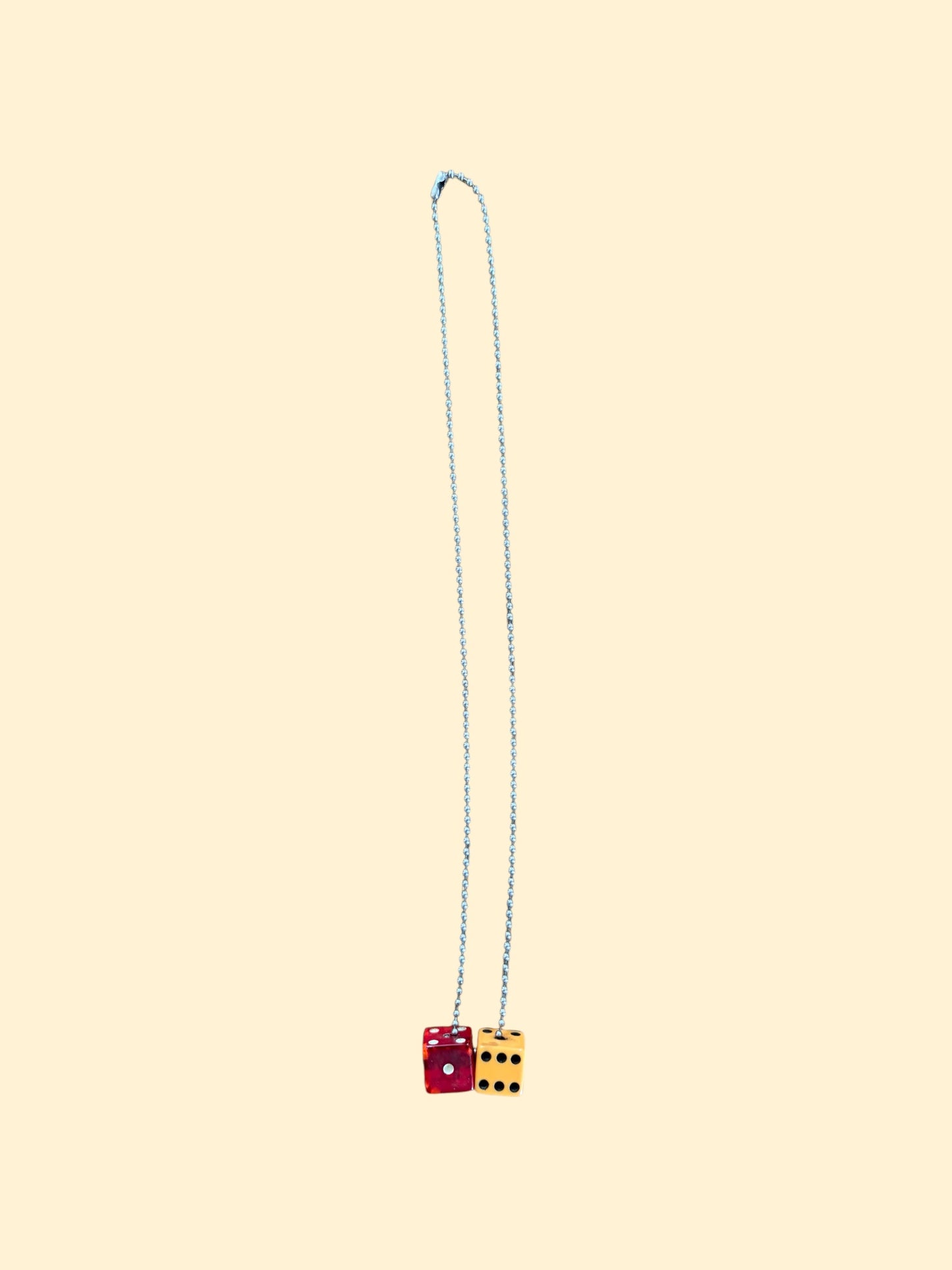 1960's Bakelite Dice Necklace