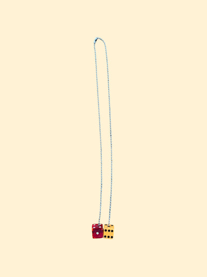 1960's Bakelite Dice Necklace
