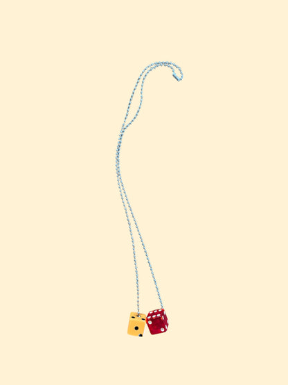 1960's Bakelite Dice Necklace