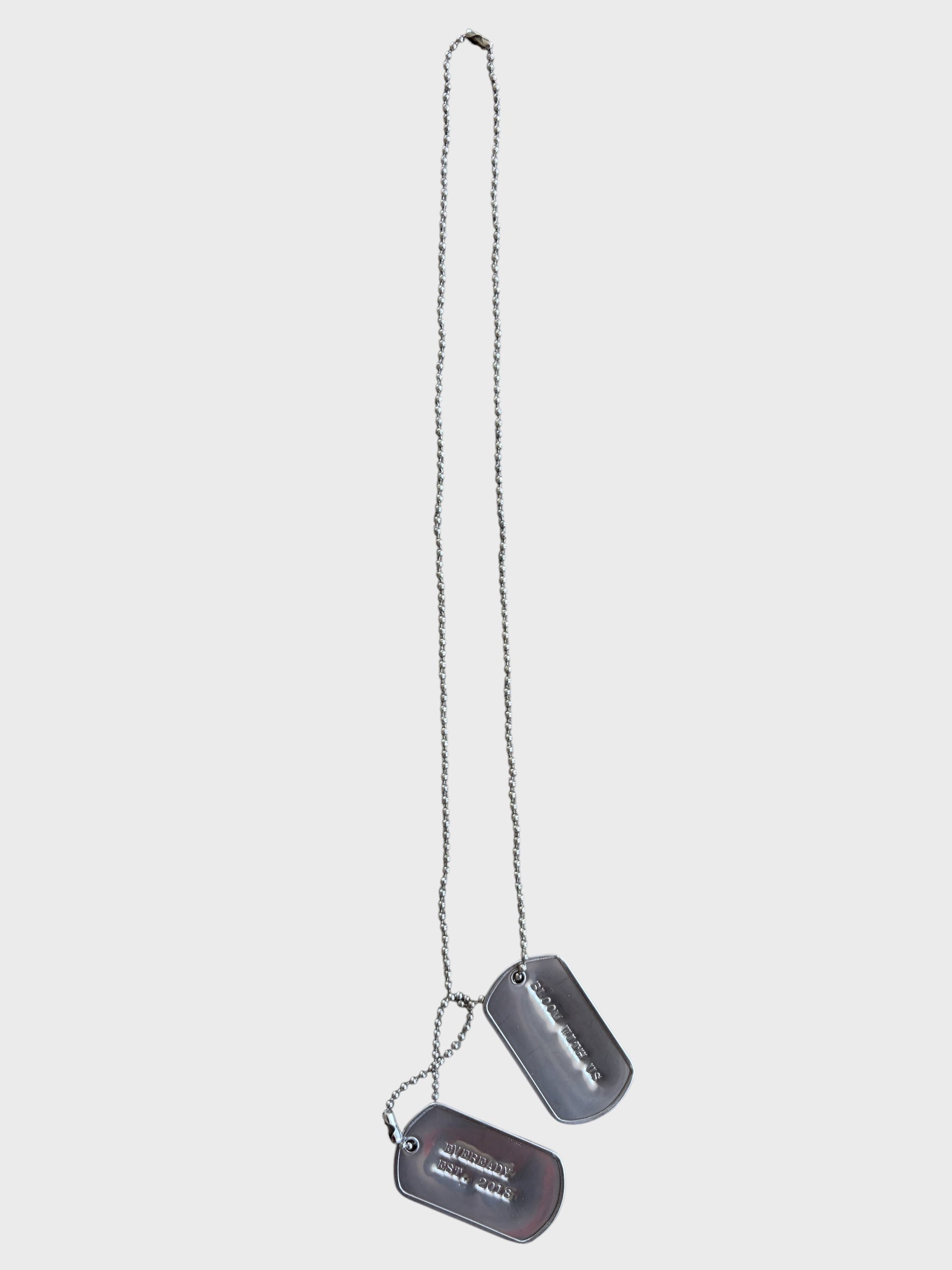 Eveready "Bloom With Us" Dog Tags