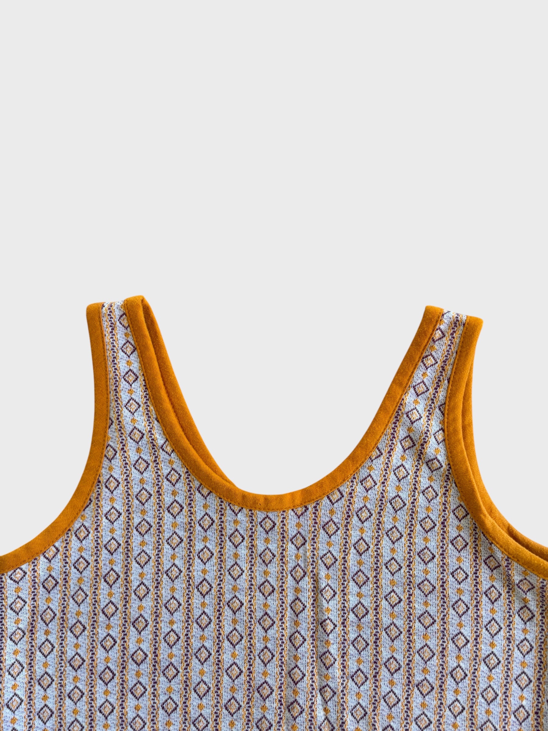 1960's Jacquard Tank Top