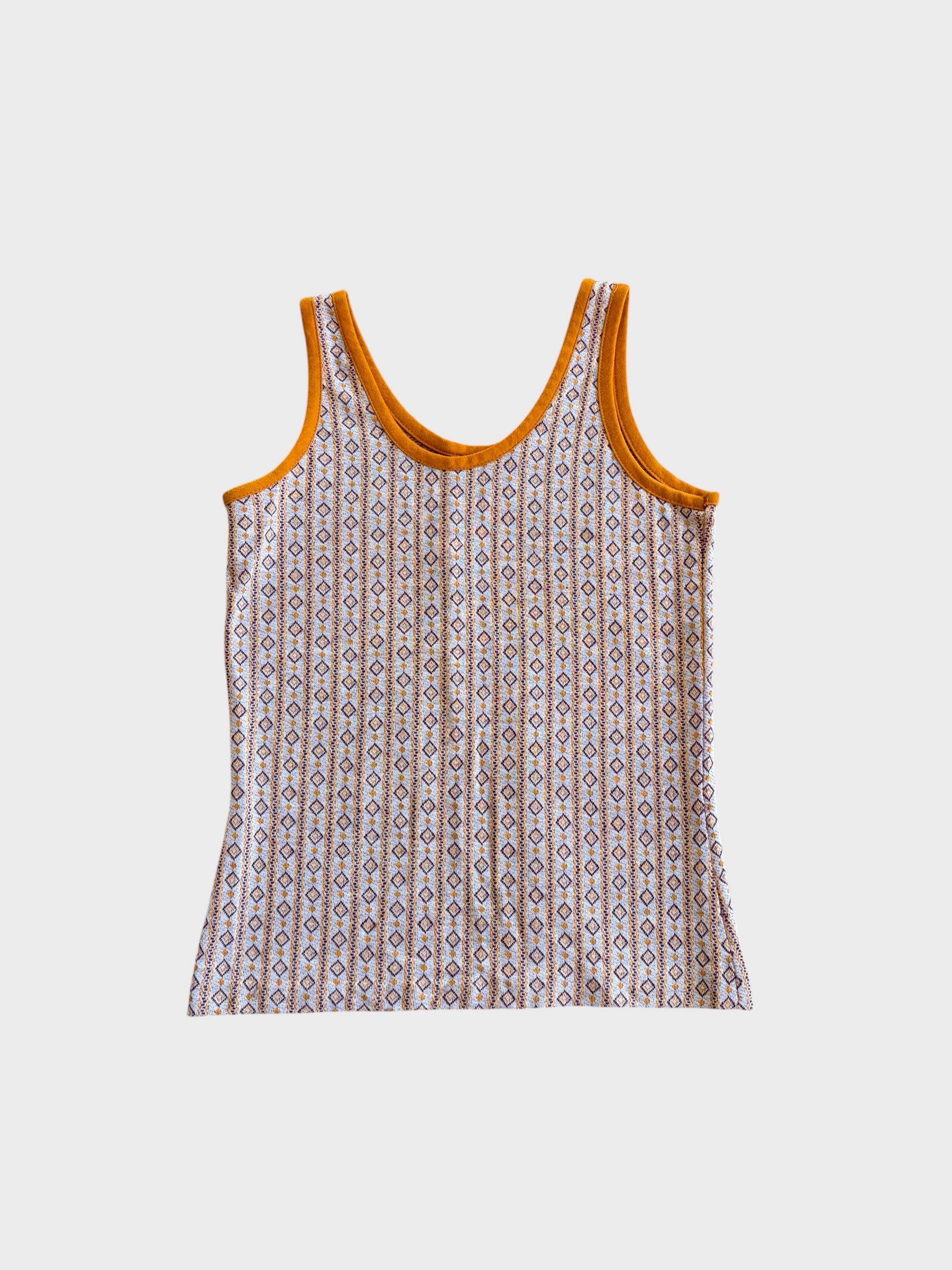 1960's Jacquard Tank Top