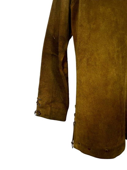 1960's Suede Floral Hand Painted Jacket