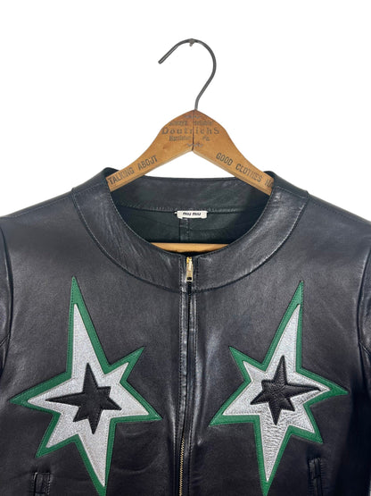 Vintage Miu Miu Hot Rod Biker Jacket
