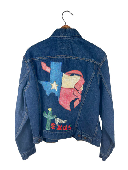 1970's Levis Type III Hand Painted Texas Jacket