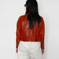 1970's Burnt Orange Leather Jacket